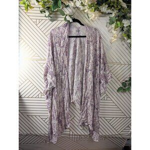 URBAN OUTFITTERS ECOTE Women's Kimono Open Front Shawl Boho ONE SIZE